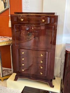 Jules Leleu Art Deco Rosewood Secretaire by Jules Leleu - 2865437