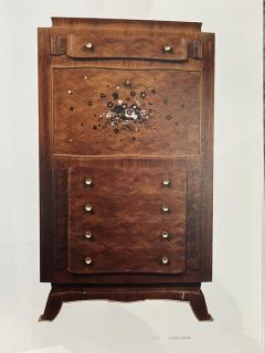 Jules Leleu Art Deco Rosewood Secretaire by Jules Leleu - 2865442