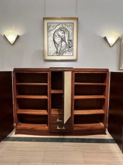 Jules Leleu Art Deco cabinet designed by Jules Leleu France circa 1935  - 4595517