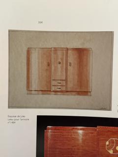 Jules Leleu Art Deco cabinet designed by Jules Leleu France circa 1935  - 4595522