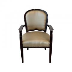 Jules Leleu Art Deco of 6 Dining Chairs by Jules Leleu - 2911404