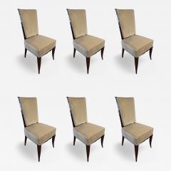 Jules Leleu Dining Chairs Set of 6 chairs by Jules Leleu - 3987336