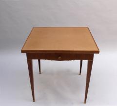 Jules Leleu FINE FRENCH ART DECO PALISANDER GAME TABLE BY JULES LELEU - 992173