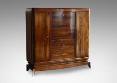 Jules Leleu Fine Cabinet with Secretaire in Rosewood by Jules Leleu - 3701668