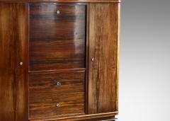 Jules Leleu Fine Cabinet with Secretaire in Rosewood by Jules Leleu - 3701669