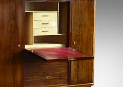 Jules Leleu Fine Cabinet with Secretaire in Rosewood by Jules Leleu - 3701671