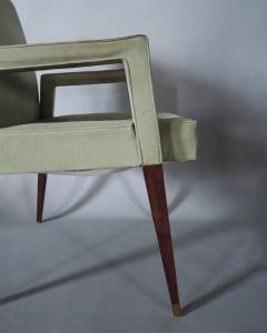 Jules Leleu Fine French 1960s Armchair by Jules Leleu - 4497930