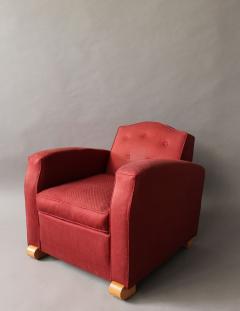 Jules Leleu Fine French Art Deco Club Chair by Jules Leleu - 416834