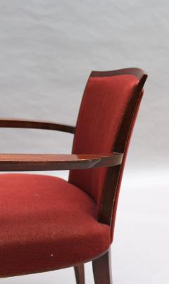 Jules Leleu Fine French Art Deco Mahogany Armchair by Jules Leleu - 1184731