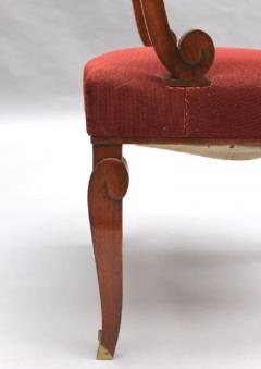 Jules Leleu Fine French Art Deco Mahogany Armchair by Jules Leleu - 1184734