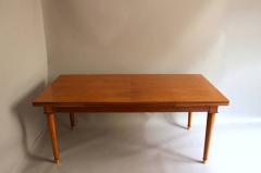 Jules Leleu Fine French Art Deco Walnut Dining Table by Jules Leleu - 377907