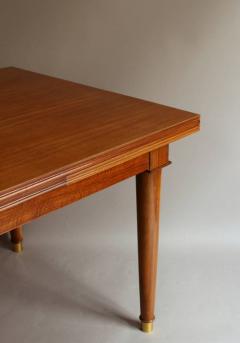 Jules Leleu Fine French Art Deco Walnut Dining Table by Jules Leleu - 377913