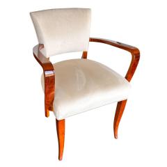 Jules Leleu French Art Deco Butterfly Arm Chair c 1935 1 of 4 - 4247318