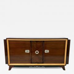 Jules Leleu French Art Deco Rosewood Sideboard With Bar 1940s - 3855015