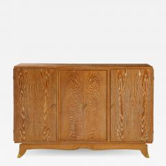 Jules Leleu French Limed Oak Cabinet attrib to Leleu France c 1940 - 1932920