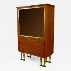 Jules Leleu French Post War Design 1950s Rosewood Display Cabinet - 470515
