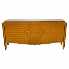 Jules Leleu Important French BronzeWalnutParquetry Mother of Pearl CredenzaJules Leleu - 4274458