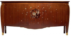 Jules Leleu Important Jules Leleu Inlaid Sideboard - 4603432