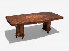 Jules Leleu Jules Leleu French Art Deco Rosewood Abalone Dining Table France 1930s - 4436364