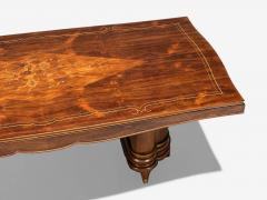 Jules Leleu Jules Leleu French Art Deco Rosewood Abalone Dining Table France 1930s - 4436367