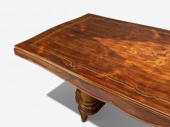 Jules Leleu Jules Leleu French Art Deco Rosewood Abalone Dining Table France 1930s - 4436369