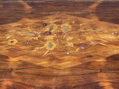 Jules Leleu Jules Leleu French Art Deco Rosewood Abalone Dining Table France 1930s - 4436371