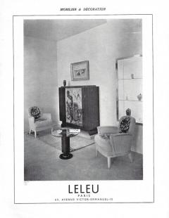 Jules Leleu Jules Leleu Modernist side table - 3050943