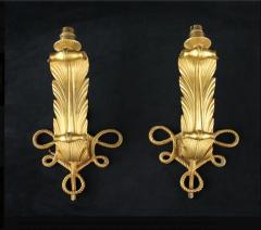 Jules Leleu Jules Leleu Wall Sconces Acantes  - 2410200