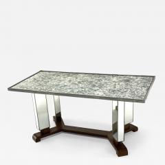 Jules Leleu Jules Leleu documented mirrored coffee table - 1526988