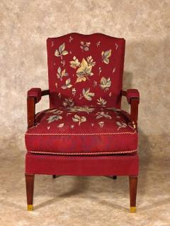 Jules Leleu Jules Leleu pair of 1940s armchairs - 3623223