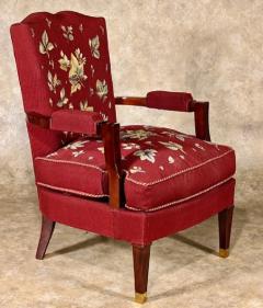 Jules Leleu Jules Leleu pair of 1940s armchairs - 3623242