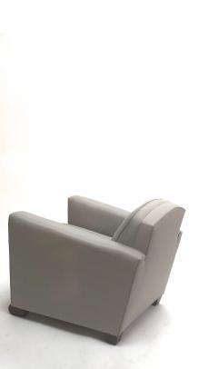 Jules Leleu Jules Leleu pair of refined club chairs fully restored - 832336