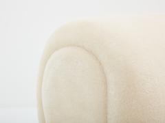Jules Leleu Jules Leleu three seater sofa mohair velvet 1940s - 3440961