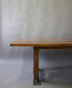 Jules Leleu LARGE FINE FRENCH ART DECO WALNUT DINING TABLE BY LELEU - 788801