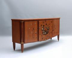 Jules Leleu Large Four Door Commode by Jules Leleu Marquetry by Messager circa 1948 - 4333297