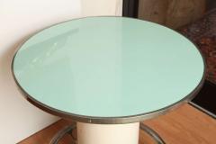 Jules Leleu Maison Leleu Modernist Round Table - 1487891