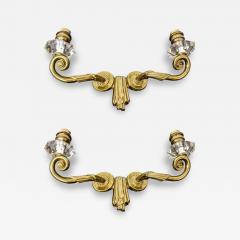 Jules Leleu Pair of Draperie French Art Deco Wall Sconces signed by Jules Leleu - 4279037
