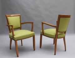 Jules Leleu Pair of French Art Deco Bridge Chairs by Jules Leleu - 590600