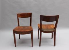 Jules Leleu Pair of French Art Deco Side Chairs by Jules Leleu - 557694