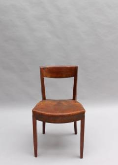 Jules Leleu Pair of French Art Deco Side Chairs by Jules Leleu - 557695