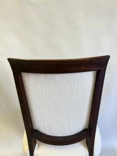 Jules Leleu SET OF 8 French Mid Century Art Deco Dining Chairs Signed by Jules Leleu - 3332352