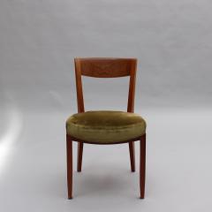 Jules Leleu Set of 6 Fine French 1930s Dining Chairs by Jules Leleu - 4602003