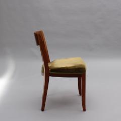 Jules Leleu Set of 6 Fine French 1930s Dining Chairs by Jules Leleu - 4602005