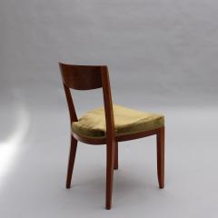 Jules Leleu Set of 6 Fine French 1930s Dining Chairs by Jules Leleu - 4659071