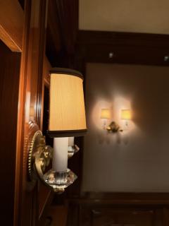 Jules Leleu Set of Four Signed Wall Sconces by Jules Leleu  - 4587636