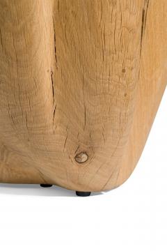 Jules Lobgeois French Contemporary Unique Solid Oak and Brass Duramen - 4605767
