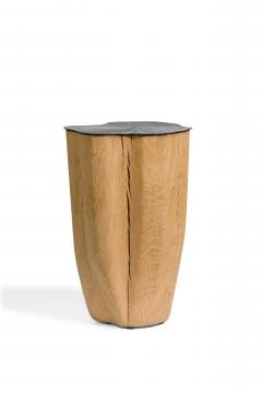 Jules Lobgeois French Contemporary Unique Solid Oak and Brass Tall Duramen - 4605772