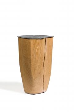 Jules Lobgeois French Contemporary Unique Solid Oak and Brass Tall Duramen - 4605774