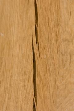 Jules Lobgeois French Contemporary Unique Solid Oak and Brass Tall Duramen - 4605777