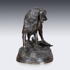 Jules Moigniez 19th Century French Bronze Of Setter With Hare Jules Moigniez 1835 1894  - 2870688